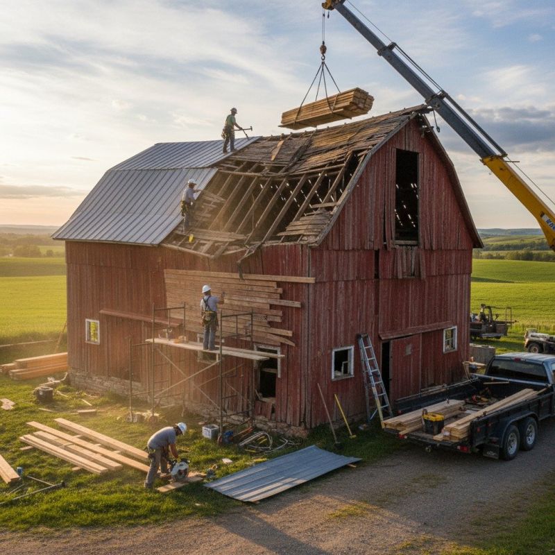 Barn Wall Repair in Alpharetta, GA