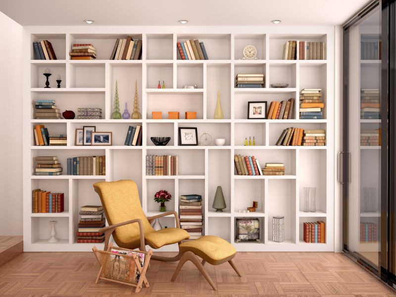 Built In Bookcase Installation in Winston Salem, NC